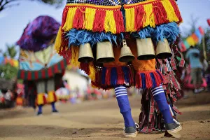A reveller parades during a traditional Maracatu carnival in Nazare da Mata, in the A reveller parades during a traditional Maracatu carnival in Nazare da Mata, in the