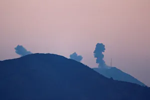 Smoke rises from the Syrias Afrin region, as it is pictured from near the Turkish town Smoke rises from the Syrias Afrin region, as it is pictured from near the Turkish town