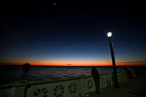 Sunrise is seen over the Rio de la Plata river in Buenos Aires Sunrise is seen over the Rio de la Plata river in Buenos Aires