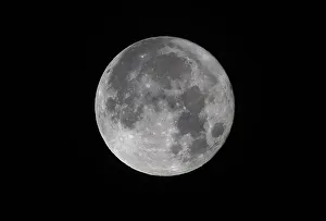 The last Supermoon of 2016 appears in the night sky in the village of St Florence The last Supermoon of 2016 appears in the night sky in the village of St Florence
