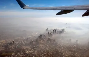 Sydneys central business district is blanketed in smoke from large-scale back burning of Sydneys central business district is blanketed in smoke from large-scale back burning of