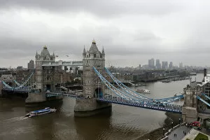Images Dated 29th May 2013: Tower Bridge and the River Thames are seen in London