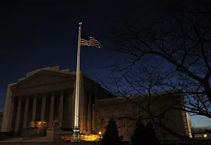 The United States Supreme Court is seen before dawn in Washington The United States Supreme Court is seen before dawn in Washington