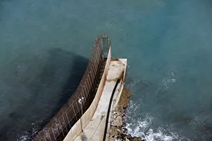 A view of the border fence which separates Morocco and Spains north African enclave of A view of the border fence which separates Morocco and Spains north African enclave of
