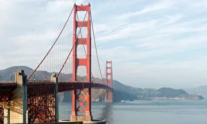 A view of the Golden Gate Bridge in San Francisco A view of the Golden Gate Bridge in San Francisco