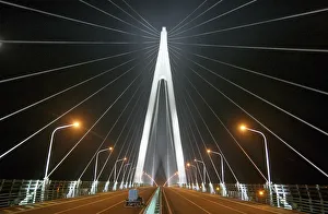 A view of the incomplete Hangzhou Bay Bridge in Ningbo A view of the incomplete Hangzhou Bay Bridge in Ningbo