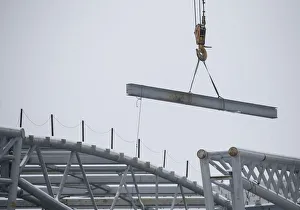 A view shows the steel carcass of a shopping mall under construction in Kiev A view shows the steel carcass of a shopping mall under construction in Kiev