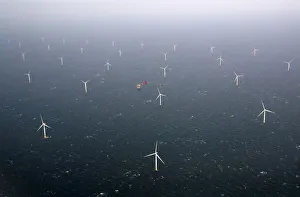 A view of Statoils Dudgeon offshore wind farm near Great Yarmouth A view of Statoils Dudgeon offshore wind farm near Great Yarmouth