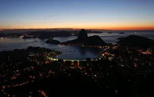 A view of the Sugar Loaf mountain in Rio de Janeiro A view of the Sugar Loaf mountain in Rio de Janeiro