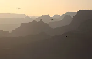 The view as the sun sets at Grand Canyon National Park in northern Arizona The view as the sun sets at Grand Canyon National Park in northern Arizona