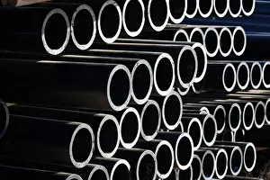 Water pipes are seen at a wastewater injection facility operated by On Point Energy Water pipes are seen at a wastewater injection facility operated by On Point Energy