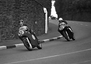 Alan Ainge (Norton) & Bill Milne (Cowles Matchless) 1971 Senior Manx Grand Prix Alan Ainge (Norton) & Bill Milne (Cowles Matchless) 1971 Senior Manx Grand Prix