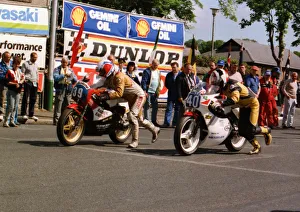 Alan Bud Jackson (Yamaha) & Ian Lougher (Yamaha) 1989 Junior TT Alan Bud Jackson (Yamaha) & Ian Lougher (Yamaha) 1989 Junior TT
