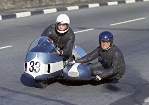 Alan Gillender & G Simpson (Parker Triumph) 1973 750 Sidecar TT Alan Gillender & G Simpson (Parker Triumph) 1973 750 Sidecar TT