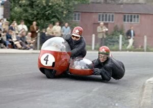 Images Dated 5th July 2011: Anglo-Swiss co-operation: 1965 Sidecar TT