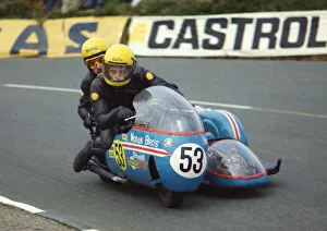Barrie Moran & K Moran (Moran Norton) 1974 750 Sidecar TT Barrie Moran & K Moran (Moran Norton) 1974 750 Sidecar TT