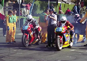 Barry Davidson (Honda) and James McCullagh (Honda) 2002 Class B Newcomers Manx Grand Pix Barry Davidson (Honda) and James McCullagh (Honda) 2002 Class B Newcomers Manx Grand Pix