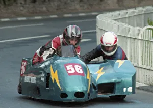 Brian Kelly & Neil Kelly (Derbyshire Kawasaki) 1996 Sidecar TT Brian Kelly & Neil Kelly (Derbyshire Kawasaki) 1996 Sidecar TT