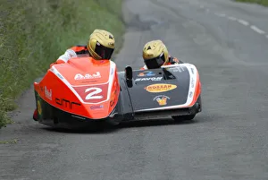 Images Dated 23rd May 2009: Dave Molyneux & Dan Sayle (Suzuki DMR) 2009 Jurby Road