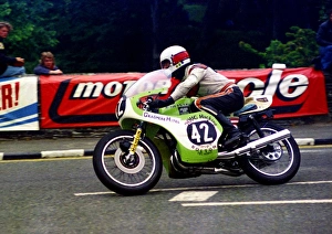 Derek Mortimer (Kawasaki) 1977 Formula Three TT Derek Mortimer (Kawasaki) 1977 Formula Three TT
