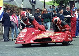 Dick Tapken & Clive Price (Jacobs Kawasaki) 1990 Sidecar TT Dick Tapken & Clive Price (Jacobs Kawasaki) 1990 Sidecar TT