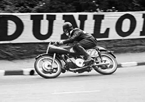 Images Dated 20th July 2012: Enrico Lorenzetti (Guzzi); 1952 Lightweight TT