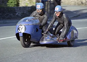Eric Willmott & M D Duncan (Triumph) 1969 500 Sidecar TT Eric Willmott & M D Duncan (Triumph) 1969 500 Sidecar TT