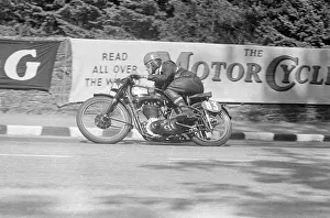 Geoff Alcock (Norton) 1951 Senior Clubman TT Geoff Alcock (Norton) 1951 Senior Clubman TT