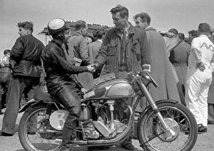 Geoff Tanner (Norton) 1954 Clubman Junior TT Geoff Tanner (Norton) 1954 Clubman Junior TT