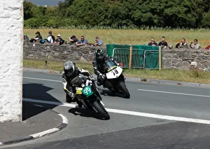 Geoffrey Lunn (Suzuki) and Denzyl Weavill (Honda) 2022 Southern 100 Geoffrey Lunn (Suzuki) and Denzyl Weavill (Honda) 2022 Southern 100