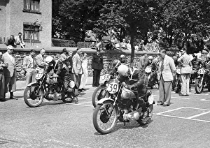 J Kirby (BSA) Ken R V James (Norton) J Cunningham (BSA) 1952 Junior Clubman TT J Kirby (BSA) Ken R V James (Norton) J Cunningham (BSA) 1952 Junior Clubman TT