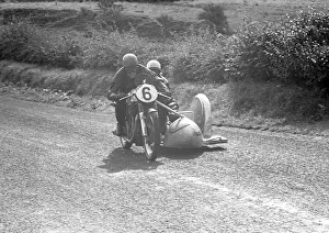 Jacques Drion & Inge Stolle Laforge (Norton) 1953 Sidecar Ulster Grand Prix Jacques Drion & Inge Stolle Laforge (Norton) 1953 Sidecar Ulster Grand Prix