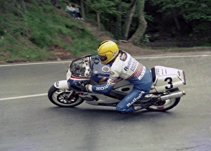 Joey rounds Ramsey Hairpin: 1986 Formula One TT Joey rounds Ramsey Hairpin: 1986 Formula One TT