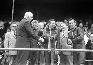 John Hartle, John Surtees and Bob McIntyre 1958 Senior Ulster Grand Prix John Hartle, John Surtees and Bob McIntyre 1958 Senior Ulster Grand Prix