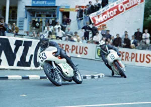 Images Dated 15th January 2019: John Rudge (Royal Enfield) and Chris Conn (Cotton) 1965 Lightweight TT