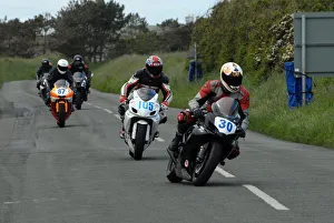 Jules Ray (Suzuki) and Brian Patterson (Kawasaki) 2009 Jurby Road Jules Ray (Suzuki) and Brian Patterson (Kawasaki) 2009 Jurby Road
