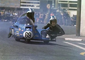 Mal White & Phil Oliver (Tri-fly Triumph) 1973 500 Sidecar TT Mal White & Phil Oliver (Tri-fly Triumph) 1973 500 Sidecar TT