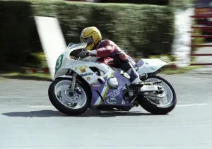 Peter Bell Honda Print, 1993 Manx Grand Prix Ballacraine
