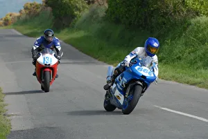 Marie Hudson (666) and Brian Appleton (Yamaha) 2007 Jurby Road Marie Hudson (666) and Brian Appleton (Yamaha) 2007 Jurby Road