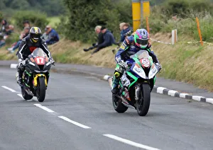 Michael Sweeney (BMW) and Joe Ackroyd (Kawasaki) 2019 Southern 100 Michael Sweeney (BMW) and Joe Ackroyd (Kawasaki) 2019 Southern 100