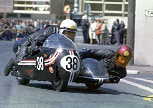 Mick Cain & Beverley Martin (Triumph) 1973 500 Sidecar TT Mick Cain & Beverley Martin (Triumph) 1973 500 Sidecar TT