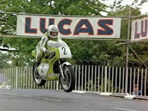 Images Dated 3rd July 2011: Mick Grant (750 Kawasaki) 1974 Formula 750 TT
