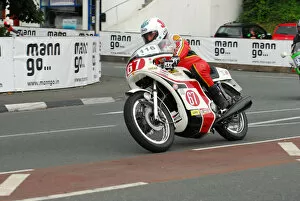 Images Dated 24th August 2013: Mick Grant (Triumph) 2013 Classic TT Parade Lap