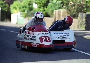 Mick Hamblin & Keith Roberts (Yamaha) 1990 Sidecar TT Mick Hamblin & Keith Roberts (Yamaha) 1990 Sidecar TT