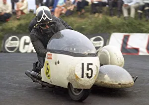 Mick Horspole & E McPherson (Bingham Triumph) 1970 750 Sidecar TT Mick Horspole & E McPherson (Bingham Triumph) 1970 750 Sidecar TT