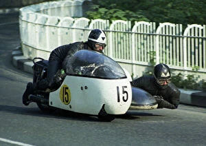Images Dated 12th December 2016: Mick Horspole & Graham Horspole (Triumph) 1969 750 Sidecar TT