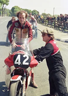 Mike Booys (Pinfold Yamaha) 1987 Formula Two TT Mike Booys (Pinfold Yamaha) 1987 Formula Two TT