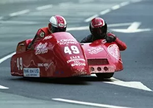 Images Dated 25th January 2018: Mike Cain & Clive Price (Yamaha) 1993 Sidecar TT