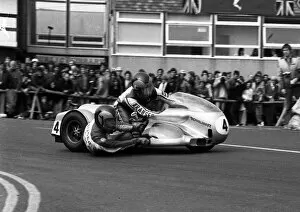 Images Dated 5th January 2018: Otto Haller & Erich Haselbeck (MKM) 1977 Sidecar TT