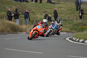 Philip McGurk (Honda) leads Si Fulton (Honda) 2008 Junior Manx Grand Prix Philip McGurk (Honda) leads Si Fulton (Honda) 2008 Junior Manx Grand Prix